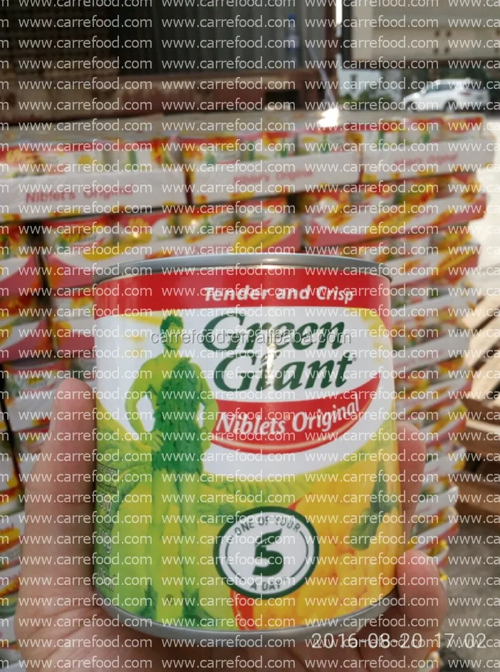 
Green Giant for canned sweet corn in brine 340g 