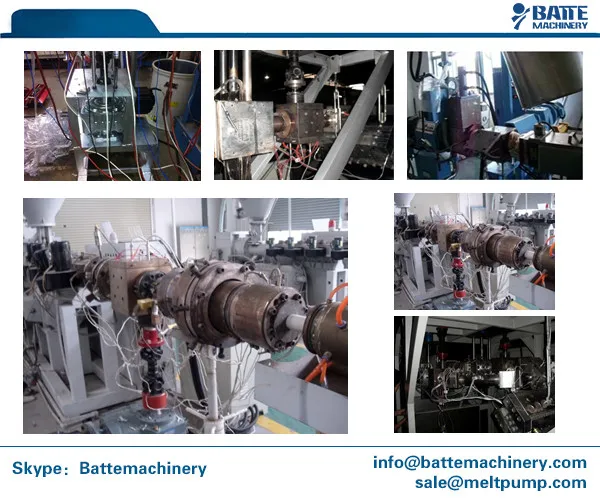 chemical industry abs pvc plastic extrusion 0.5cc-12000cc herringbone BATTE ZBC gear melt pump