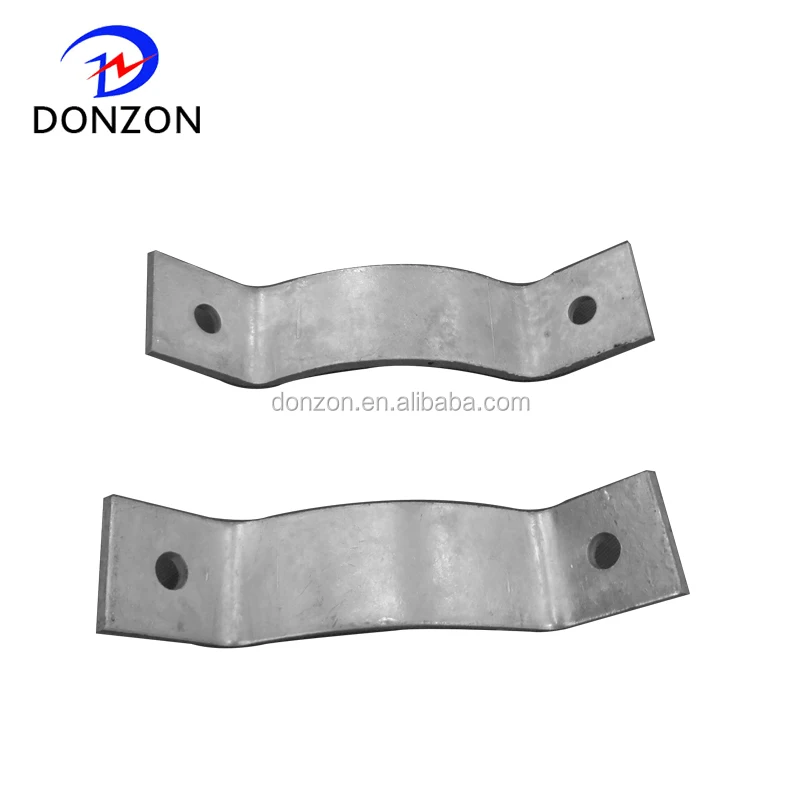 Electric cable fitting Pole clamp single suspension wire hoop