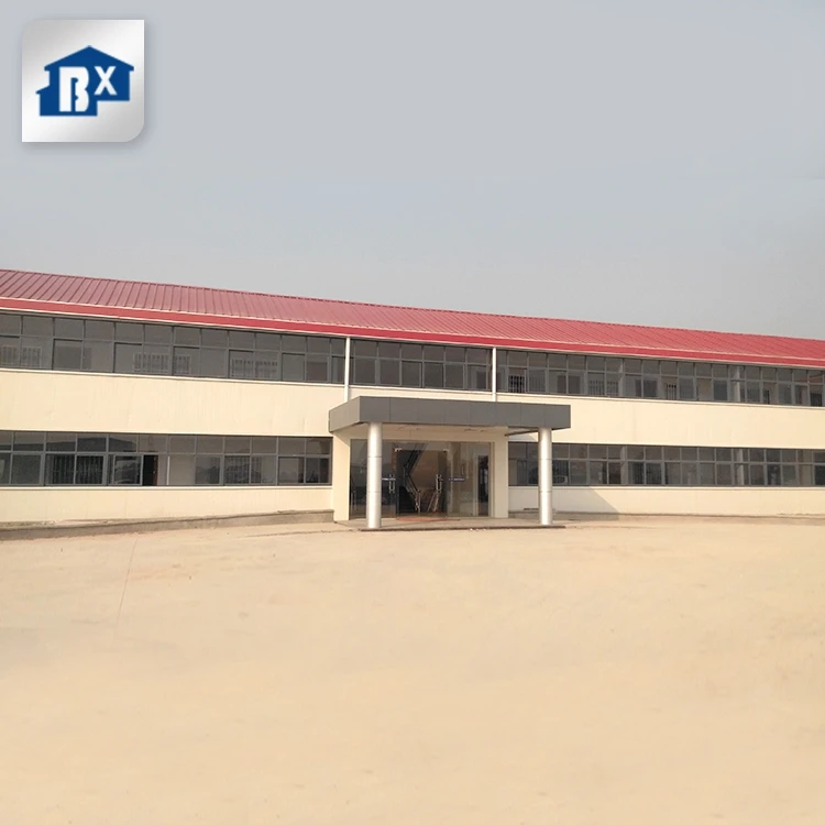 Prefabricated prefab pre metal frame building homes prefab two story workshop prefabricate building steel structure house