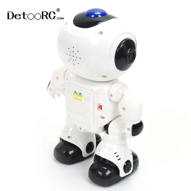 
Detoo Wholesale walking electronic robert tin rc toys Kids smart music and dancing robot toy intelligent 