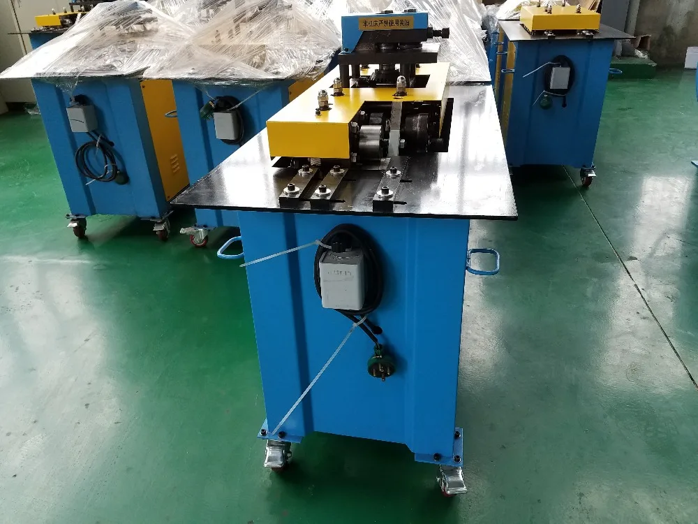 High quality multi function pittsburgh Lock Forming Machine Ventilation nipping machine