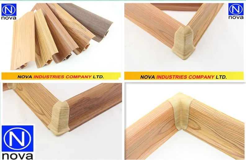 Flooring Accessories decorative pvc skirting board flooring profile pvc skirting