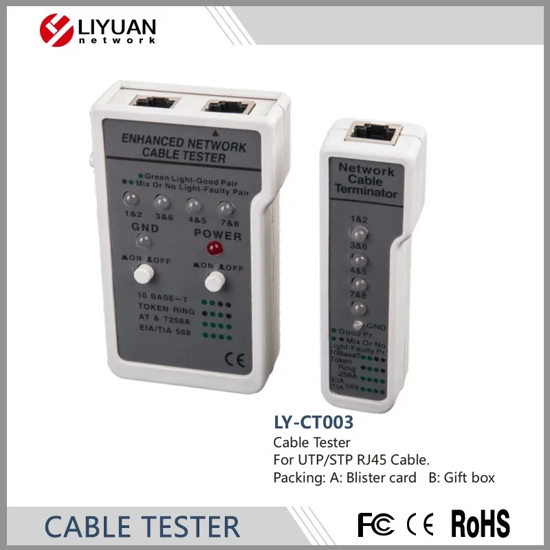 best ethernet cable testers lan tester tool for UTP STP RJ45 Cable