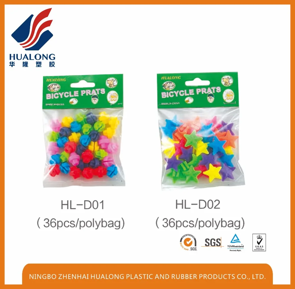 HUALONG Bike Accessories Wheel Spoke Drilled Hole Drop Bead Spoke Decorative Beads