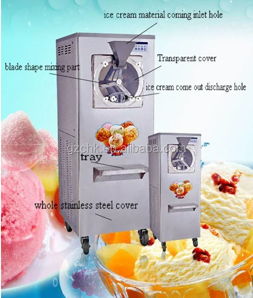 BQL-HS28 Stainless steel batch freezer /hard ice cream machine