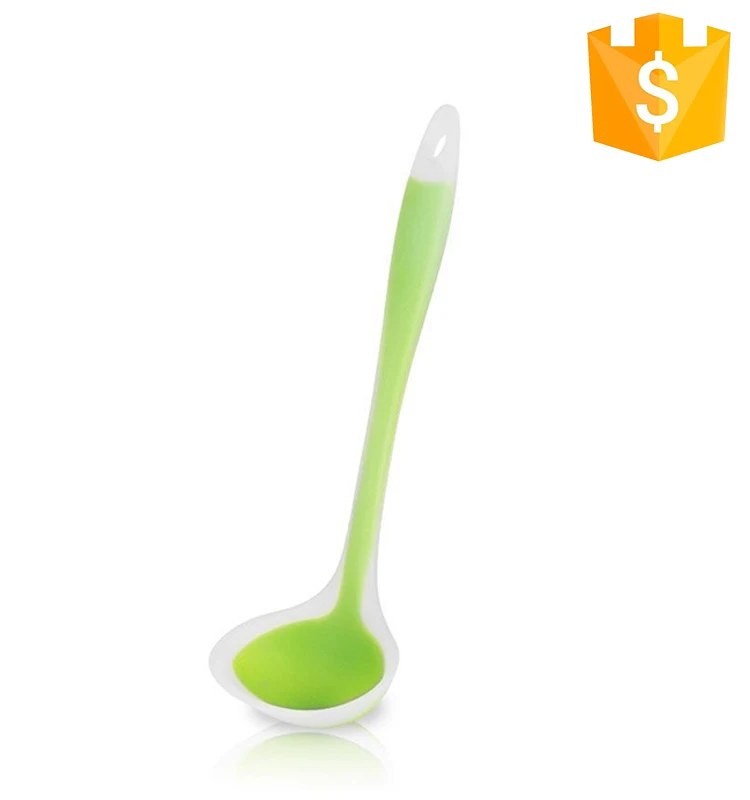 GreenEarth Silicone Kitchen Cooking Utensils Spatula Set Shovel Spoon Ladle Set With Handle Kitchen Tools