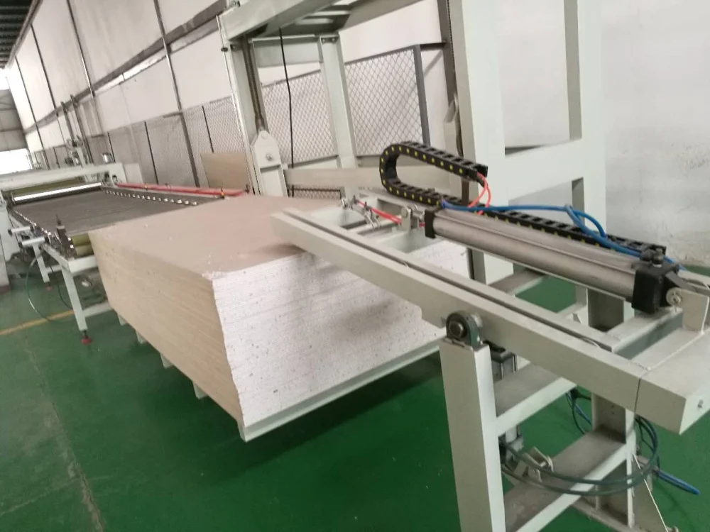
PVC laminated gypsum board ceiling tile machine 