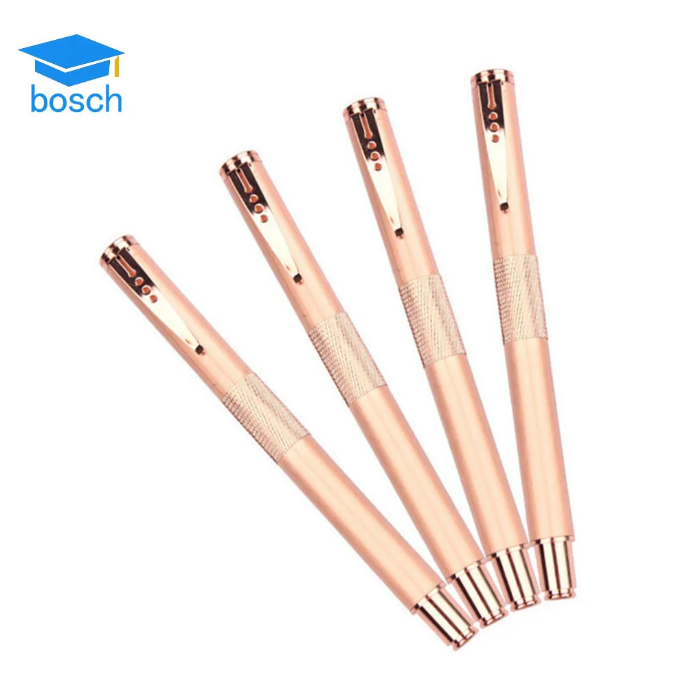 Metal Copper Roller Pen Unique Design Luxury Customized Black Ballpoint Pen Heavy Metal Black Pen with Custom Logo Black or Blue