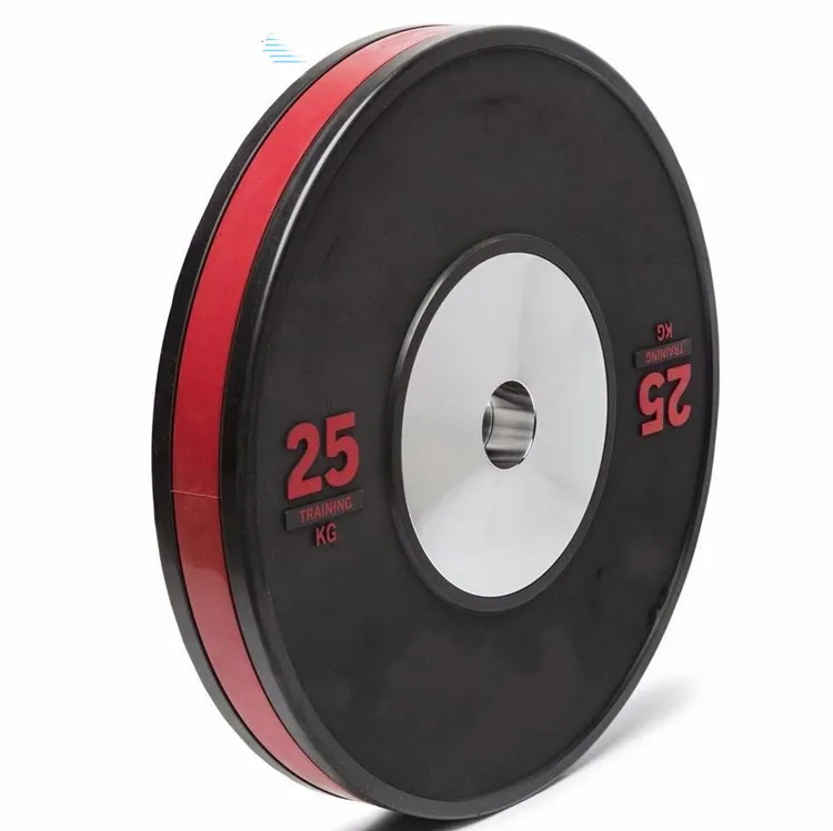 Wholesale gym standard rubber bumper  weight plate set