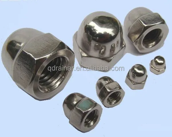 Нержавеющая сталь DIN 1587 GB923 шестиугольник dom Колпачковая гайка желудь с подъёмом