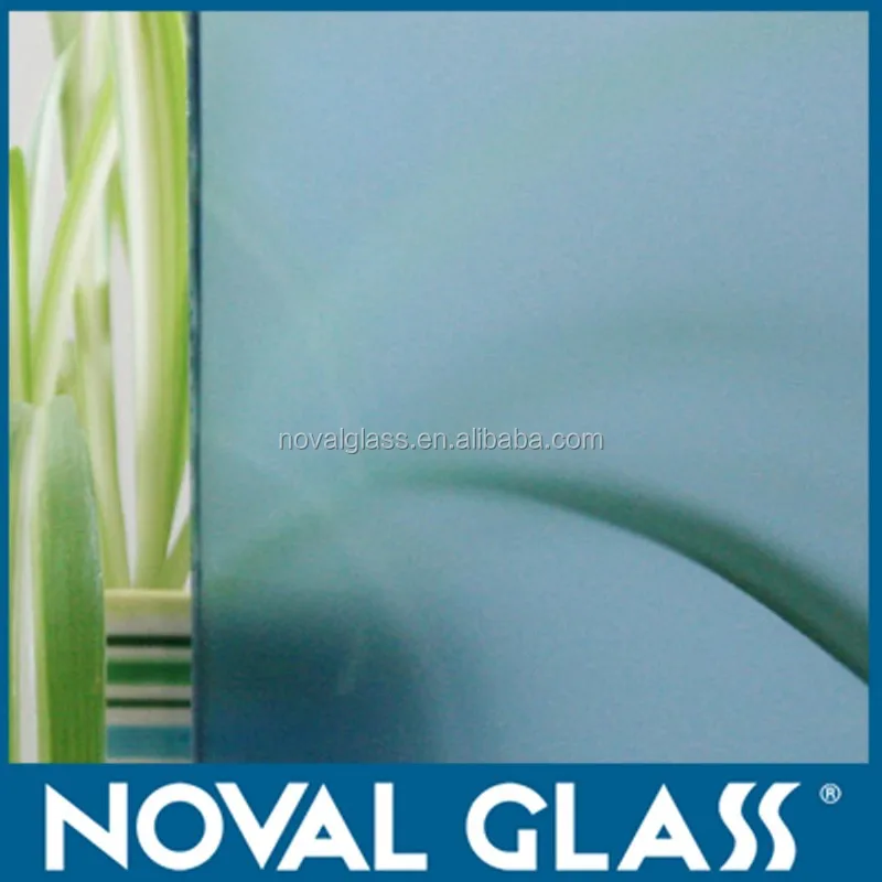 curtain wall, 3-19mm curtain wall, non-finger-print acid etched glass facade