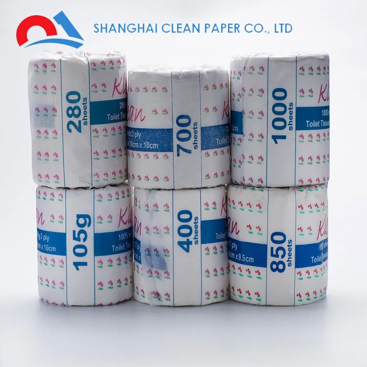 Промышленный стерильные папиросной бумаги рулон машинной намотки переработанная целлюлозная туалетная бумага стандартный втулки рулона