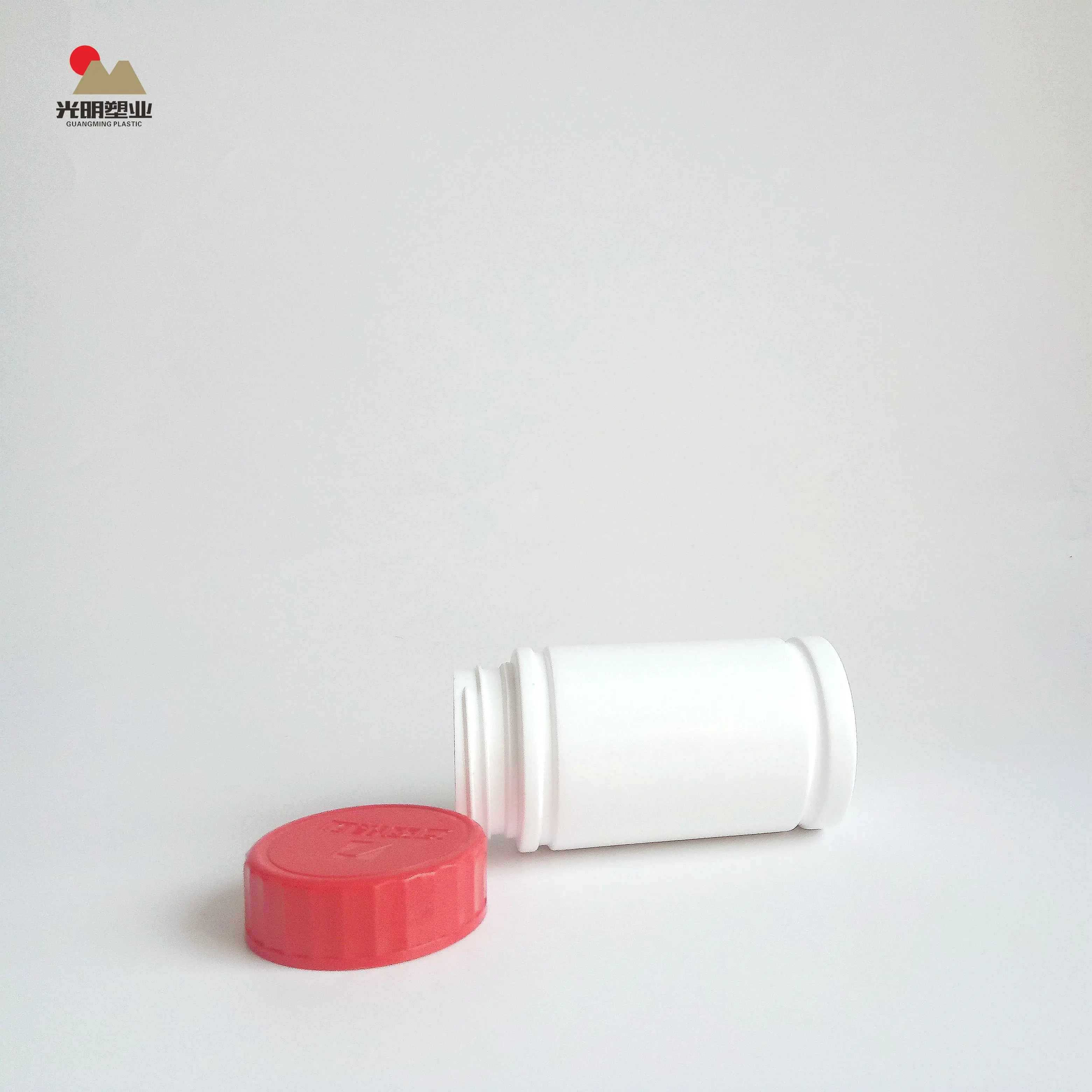 High quality empty 150ml White HDPE  Plastic Bottle medicine Container