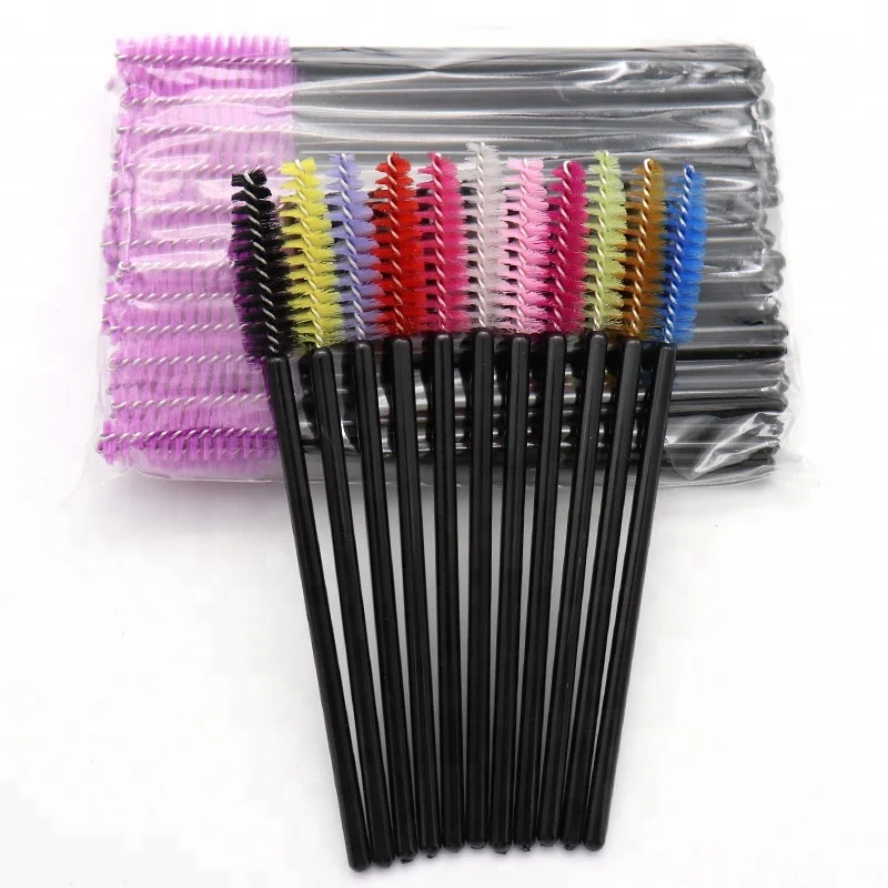 Wholesale products disposable makeup brushes plastic mascara brush