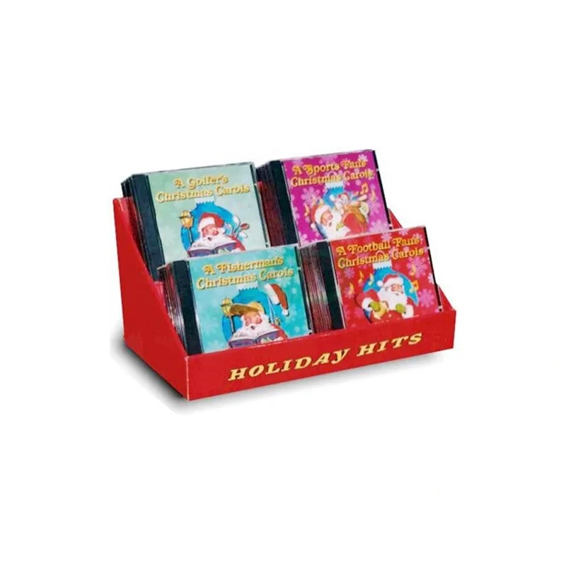 Cardboard counter display for CD/DVD show showcase box for music DVD CD sales