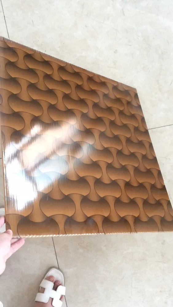  Large Factory Production 595X595X7MM Interior Pvc Celing For