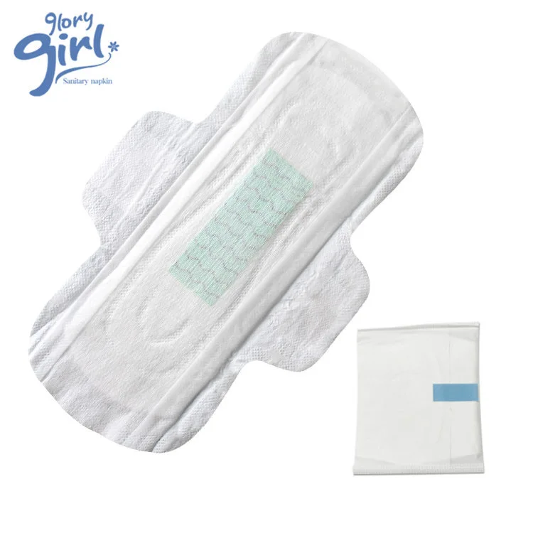 Period Raw Material Comfortable Menstrual Anion Cotton Bamboo Fiber Pad Sanitary Napkin For Women