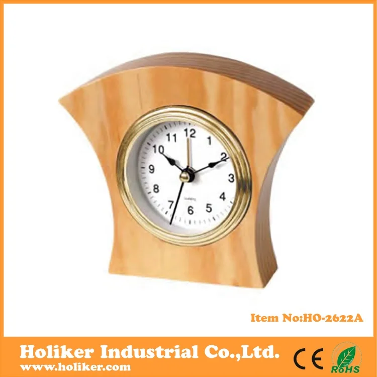 Creative High Quality New Arrival Mechanical Electronic Table Wooden Desk Clock
