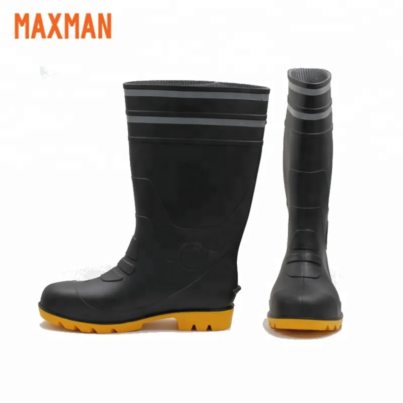 
Middle Tube Oil Resistant Beef Tendon Rain Shoes 