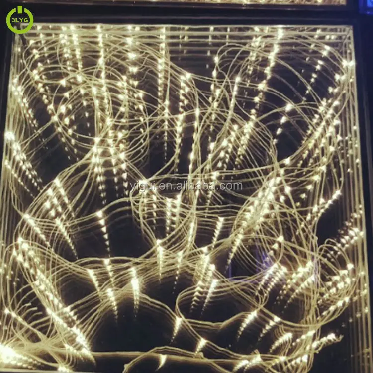 2018 New 3d optical illusions led mirror led dance floor