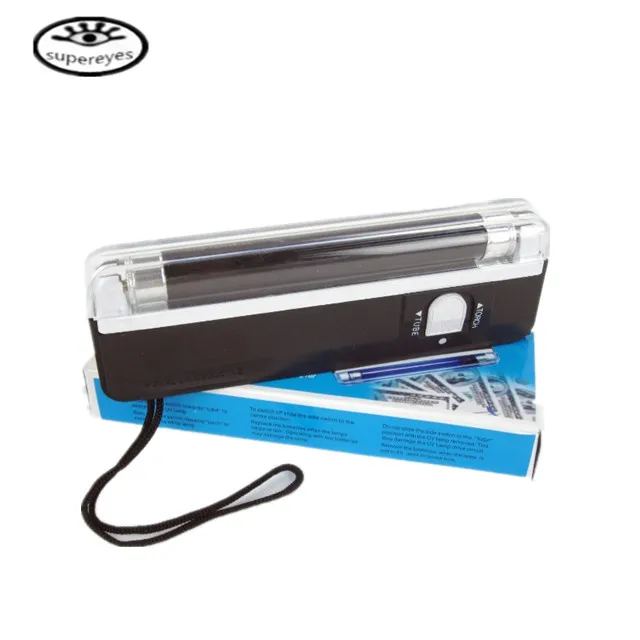 2024 Новый 2 в 1 детектор денег/чекер валюты с факелом