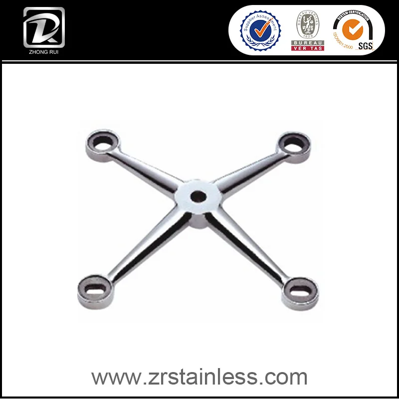 Нержавеющая сталь, стекло паук с четырьмя руками