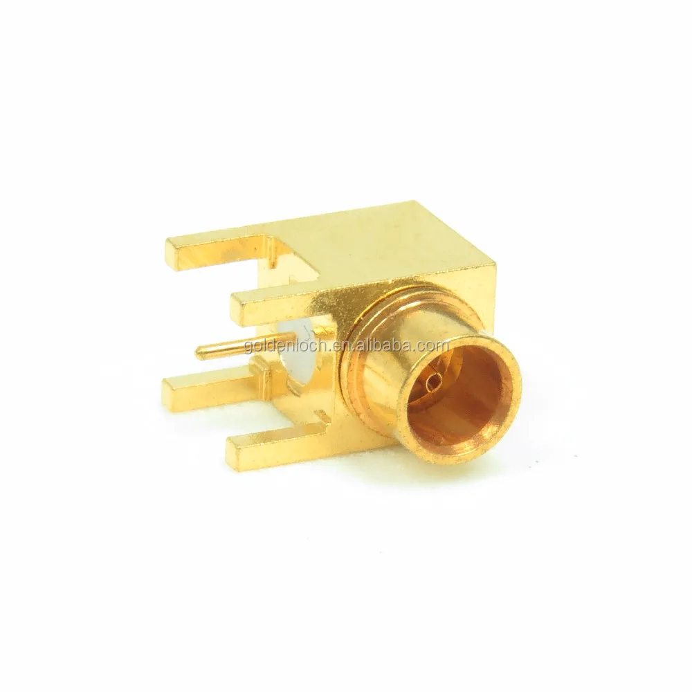 
MCX 75 Ohm Right Angle PCB Mount Jack 