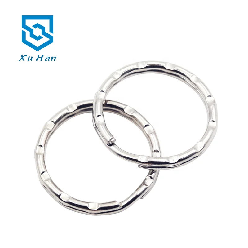 Высококачественный и дешевый металлический Железный брелок с разрезом