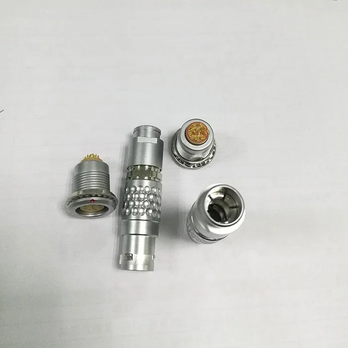 China manufacture circular self-latching push pull connector
