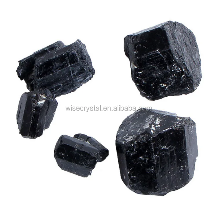 For wholesale healing black tourmaline rock stone energy stone crystal