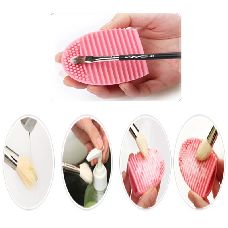 makeup brush silicone cleaner brushegg silicone washing tools