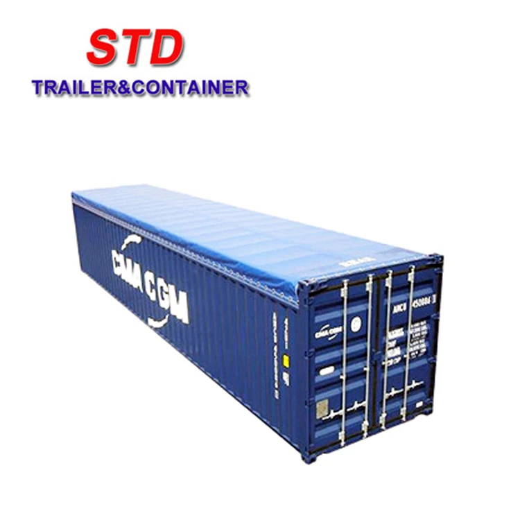 
40 ft open top shipping container with tarpaulin for sale 