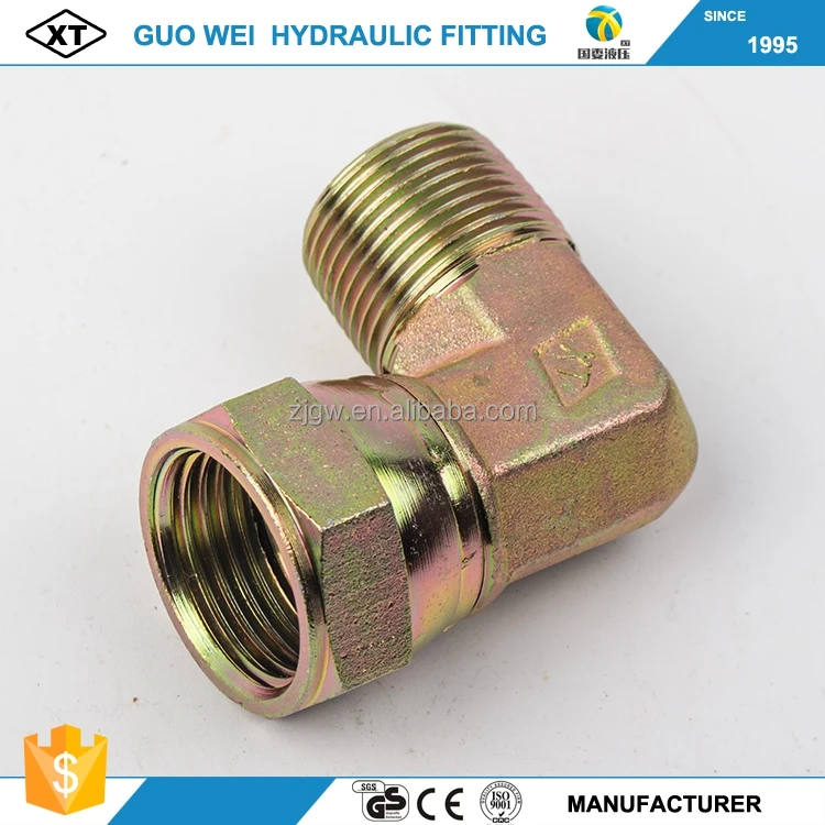 CNC производство Сделано в Китае высокое качество BSPT адаптер тройник гидравлический фитинг