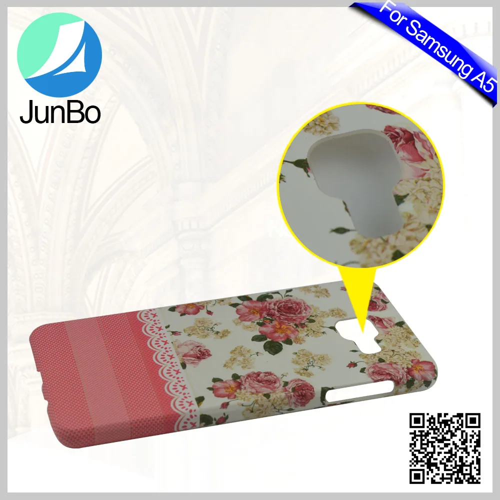 Горячий Продавать Серебристые Жесткий PC Чехол для Samsung A5, Мультфильм Pattern Крышка Чехол для Samsung A5 Мобильный Телефон