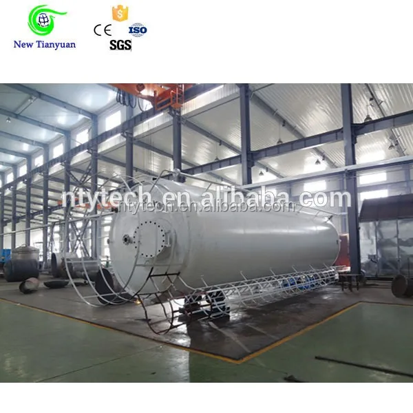 40 футов, криогенная жидкость, подвижная скользящая жидкость, газовый резервуар СПГ, полуприцеп