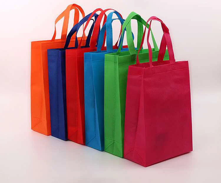wholesale Eco-Friendly Non-Woven Shopping Tote Bag - Medium Size custom logo bag shopping  promotion shopper