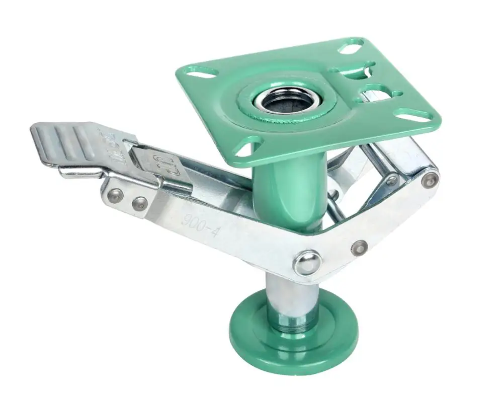 Hot Foot Pedal type China factory 4 5 6 8 Inch Heavy duty caster floor lock with Thermoplastic