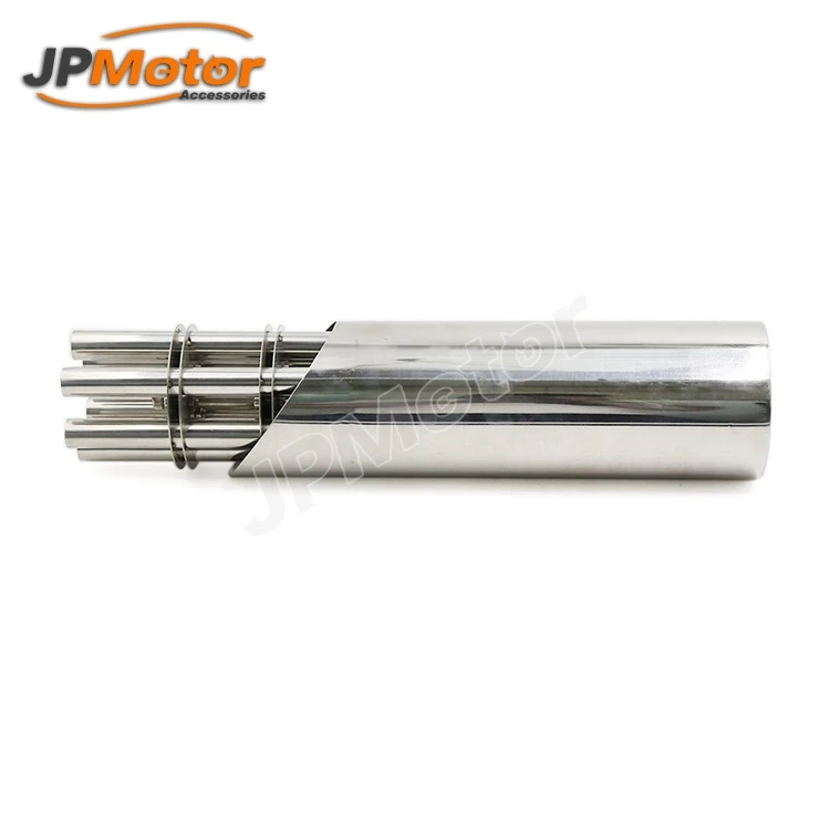 Tailgunner Mini Gatling Gun Scooter Motorcycle Exhaust Muffler For GY6 125 150 100cc JH70 CG125 EN125 YBR125
