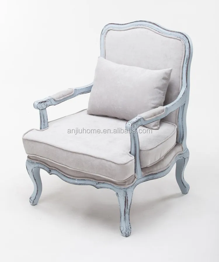 
Wooden Chair Antique Armchair And Living Designer Furniture Home French Style lounge chair 
