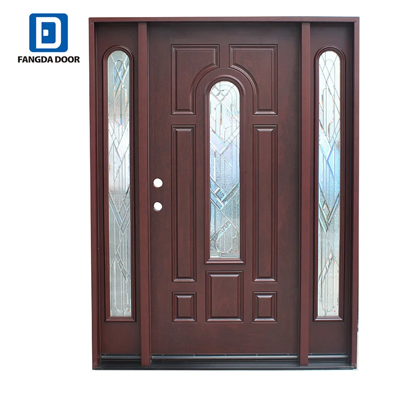 Fangda 2021 latest design bullet proof cast steel entry doors