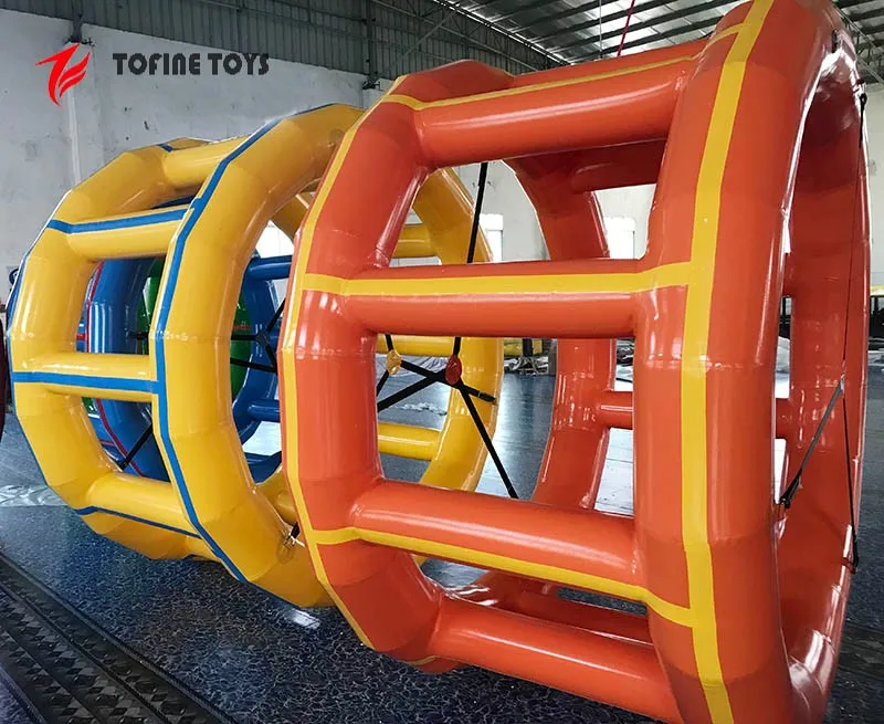 Wonder inflatable water wheel roller water walking roller toys