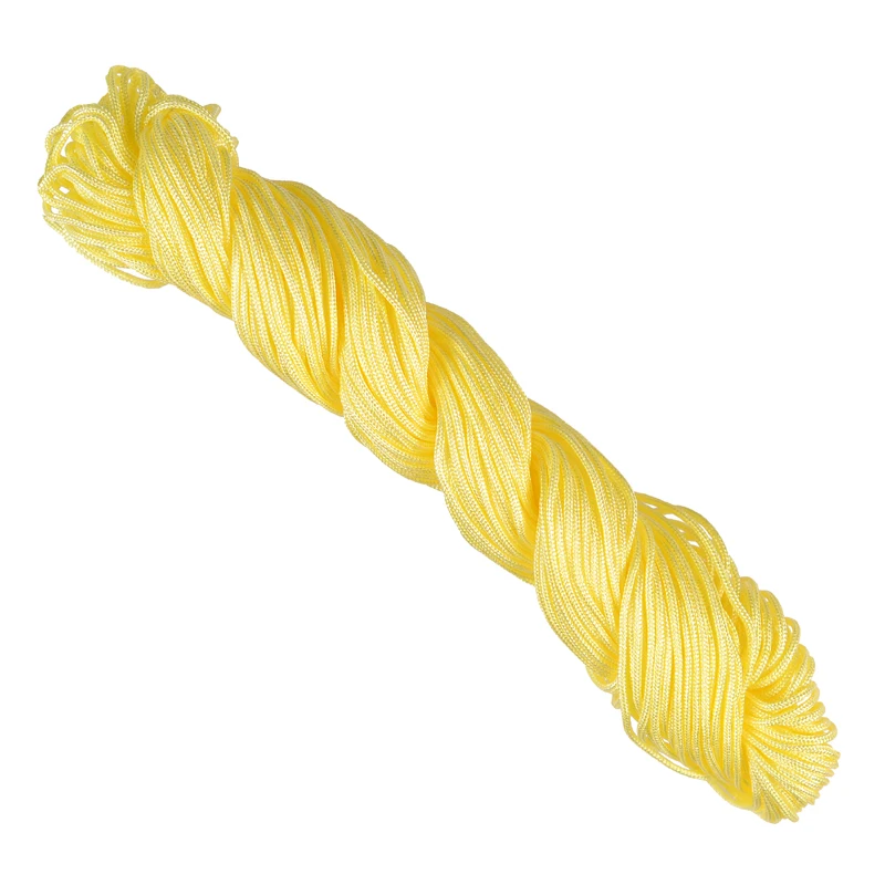 LONGJIE polyester braided string 1MM 72th jade cord for making jewelry