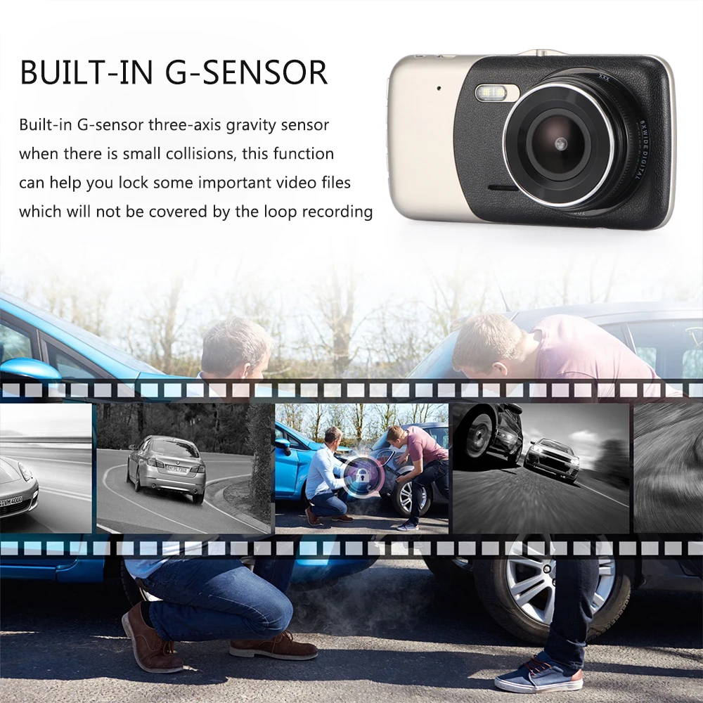 Professional Auto Accessories Full Hd 1080p Digital Car Video Recorder 4.0 inch Screen Mini Dvr Car Camera For Cars/Wide Screen