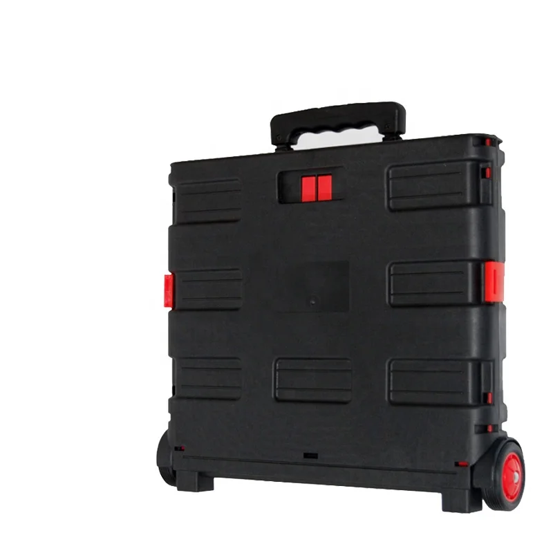 Bafuluo OEM High Quality 2 Wheels Shopping Plastic Go Carts folding shopping cart for camping