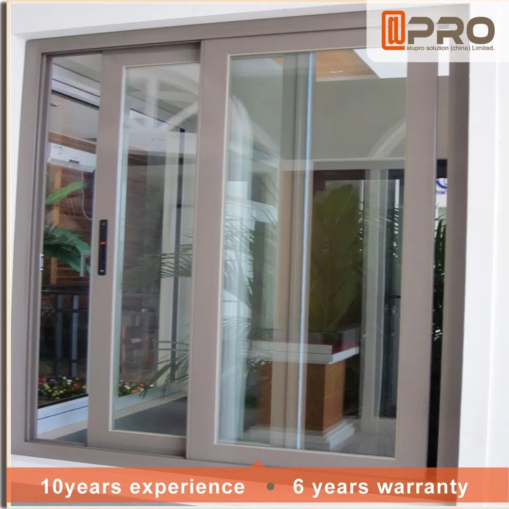 aluminium sliding window tinted glass reception window tempered glass section aluminium frame sliding glass window sliding