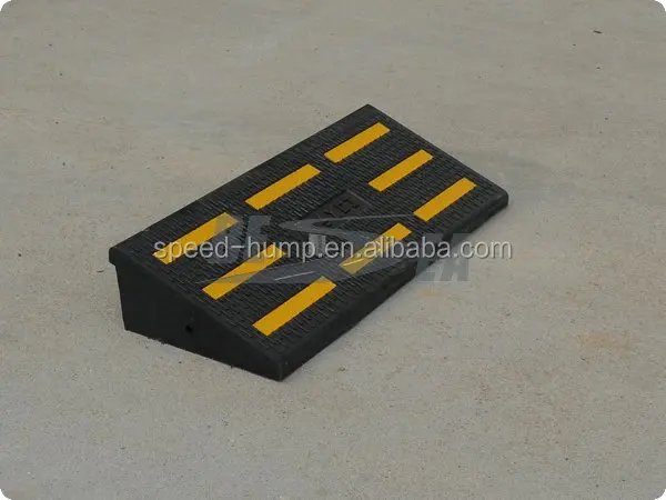 2016 Hot sale 250mm Width Rubber Mobile Loading Garage Car Ramp