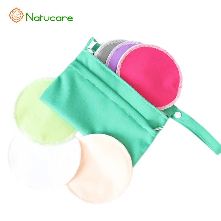 competitive price close breast pads reusable Washable best breastfeeding pads organic bamboo cotton nursing pads
