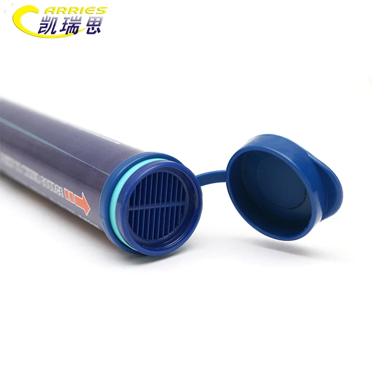 Emergency Preparedness Portable Personal Water Filter for Camping & Hiking Outdoor Travel Survival Kit