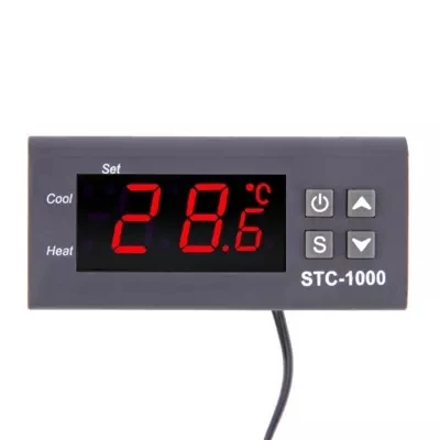 220v temperature controller sensor 2 relay output stc-1000